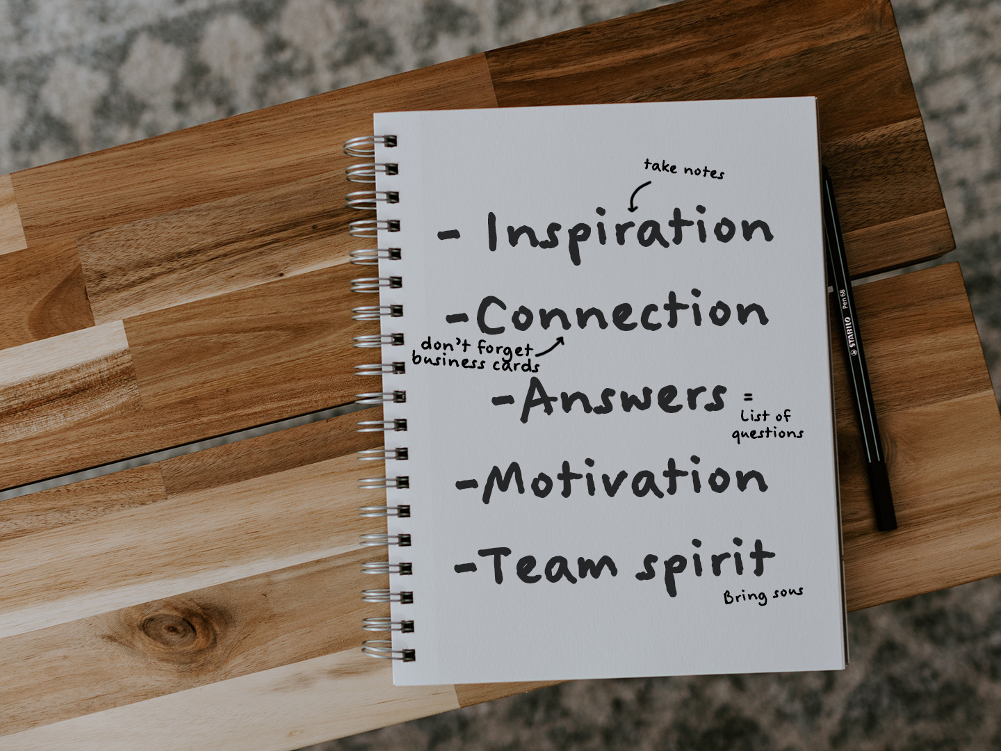 The ultimate shopping list for your next trade show visit