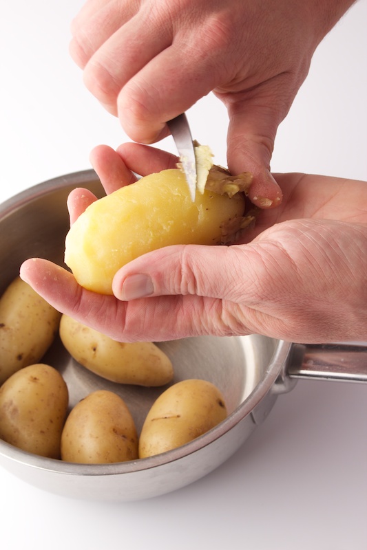 Gekookte Aardappel In Schil Gastronomixs