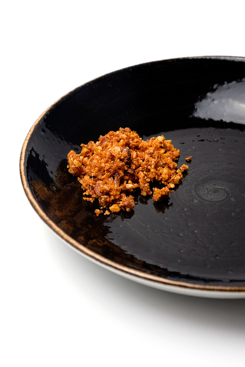 Smoked almond crumble Gastronomixs