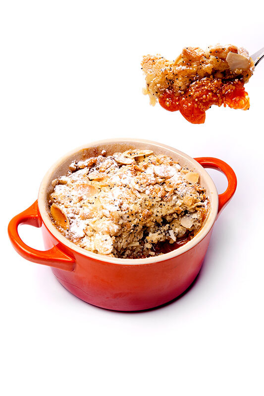 Crumble van physalis | Gastronomixs