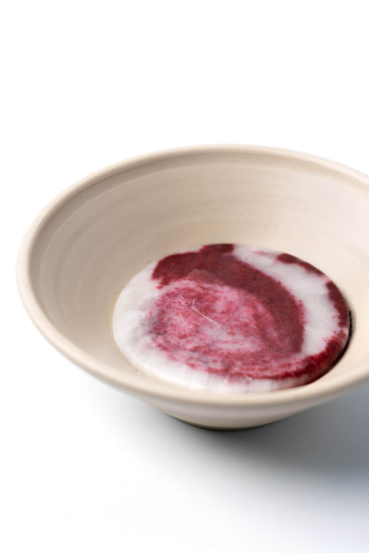Granité disc van blauwe bes en witte grapefruit | Gastronomixs