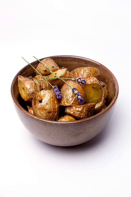 Geroosterde aardappeltjes met lavendel | Gastronomixs