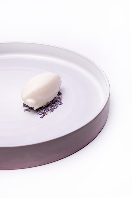 Lavender ice cream Gastronomixs
