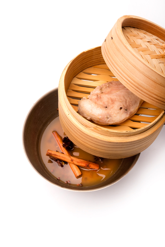 Steamed pheasant fillet | Gastronomixs