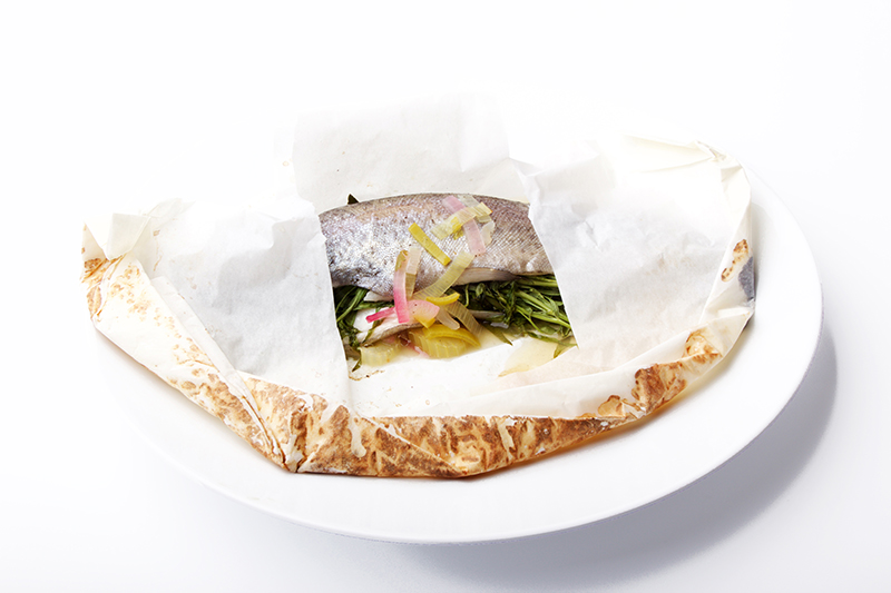 Trout en papillote with tarragon and white wine Gastronomixs