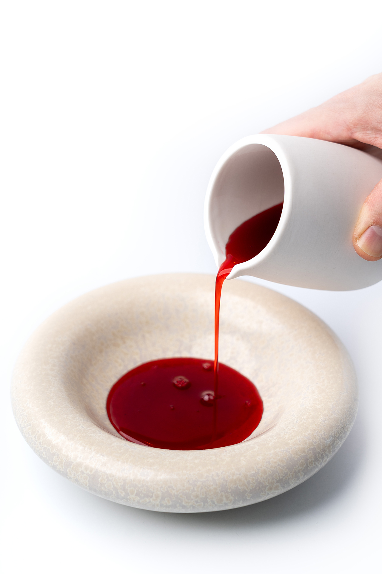 Bouillon van framboos en lapsang souchong kombucha | Gastronomixs