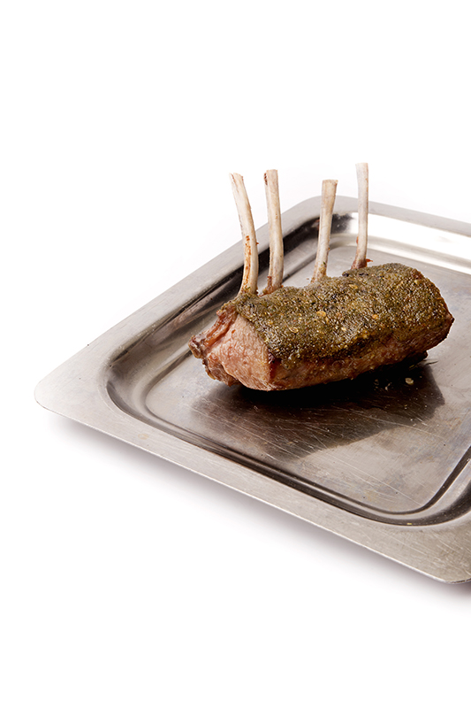 Rack Of Goat With Garam Masala Herb Crust Gastronomixs