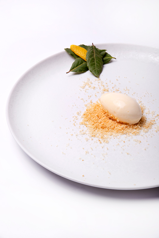 Bay Leaf And Lemon Rind Ice Cream Gastronomixs