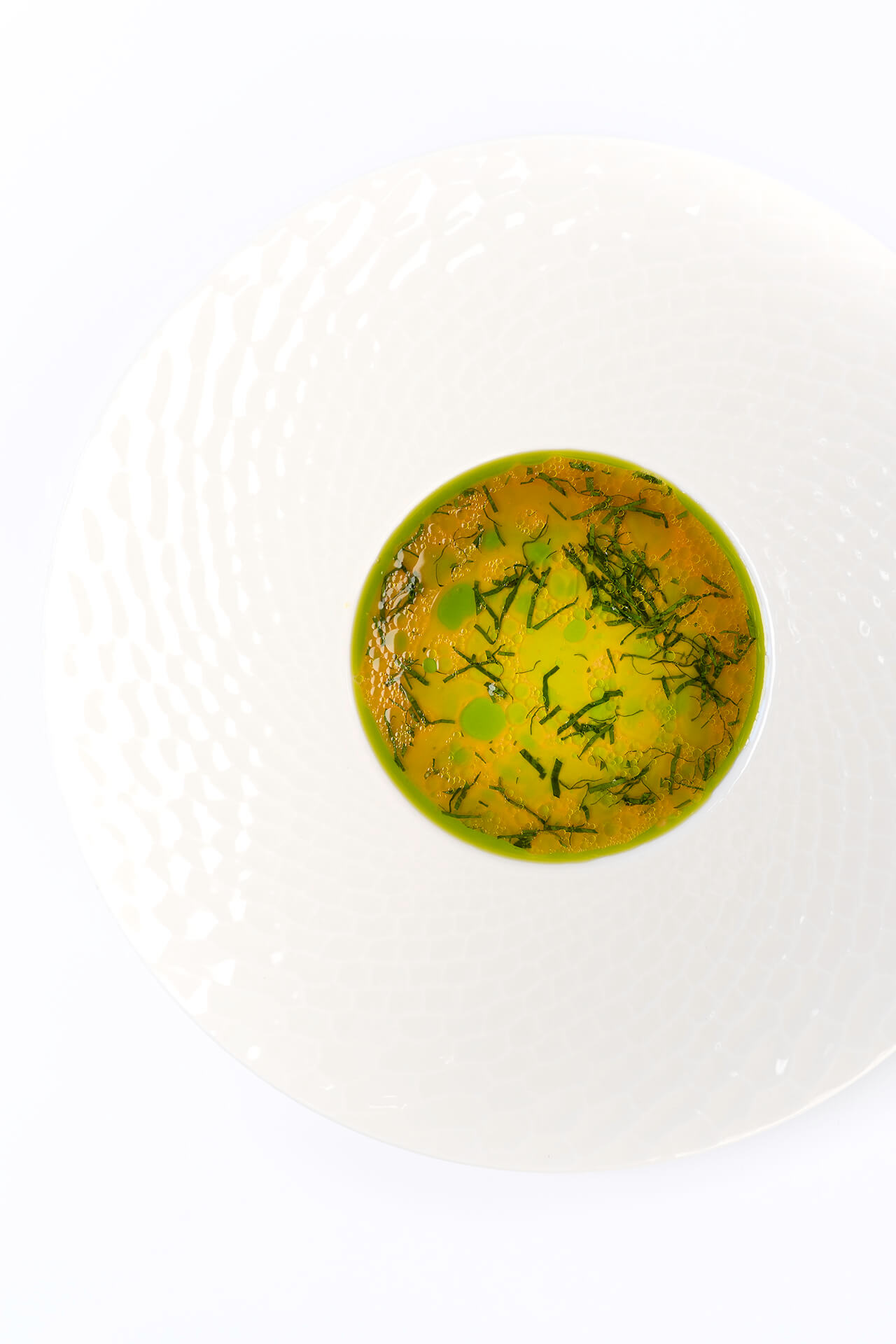 Warm vinaigrette with roasted chicken and lovage | Gastronomixs