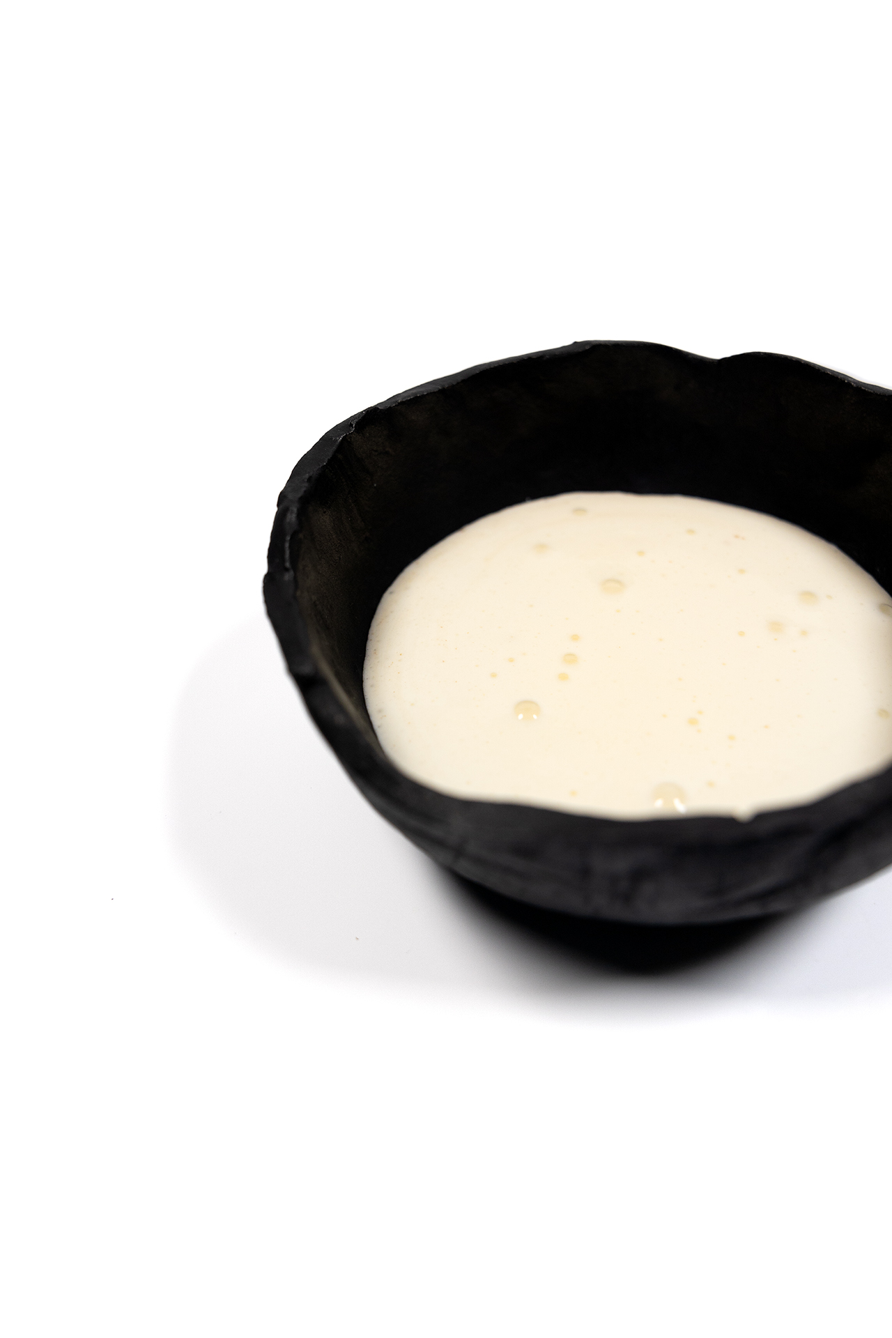 Espuma from cheese, garlic and potato | Gastronomixs