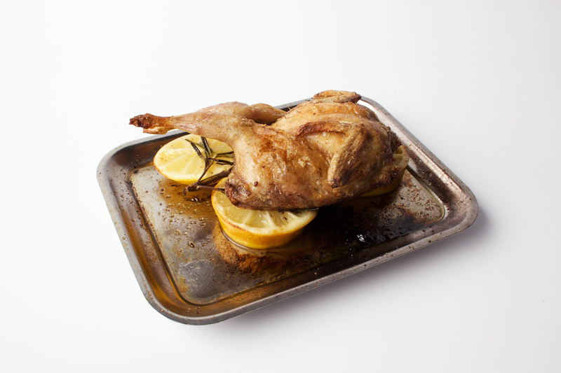 Geroosterde kwartel met citroen recept, getest door chefs