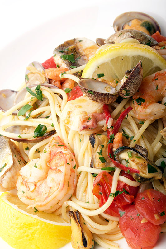 Frutti Di Mare In Sahneauce Zu Spaghetti - Rezepte Suchen