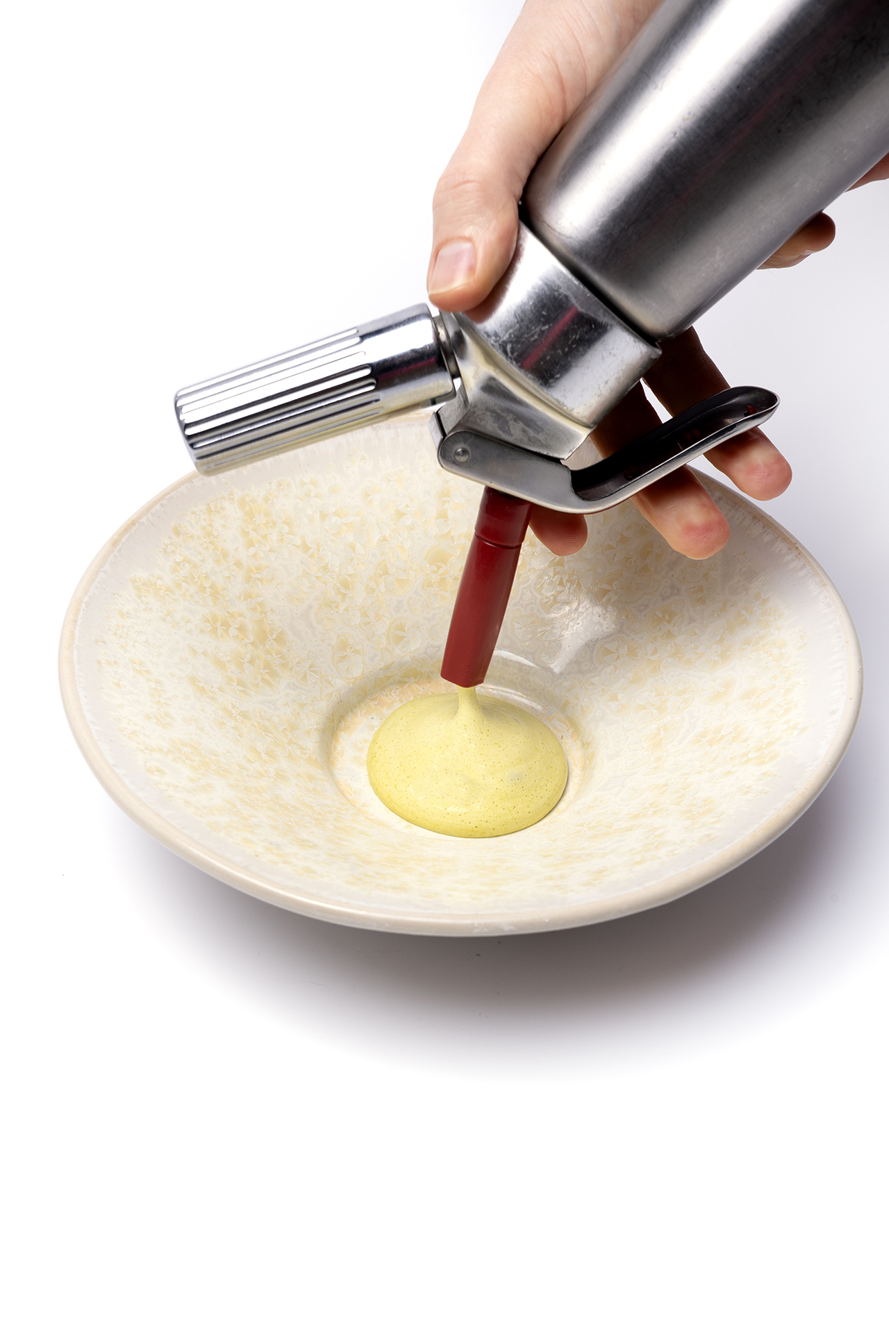 Espuma Of Pistachio And Orange Blossom Water | Gastronomixs