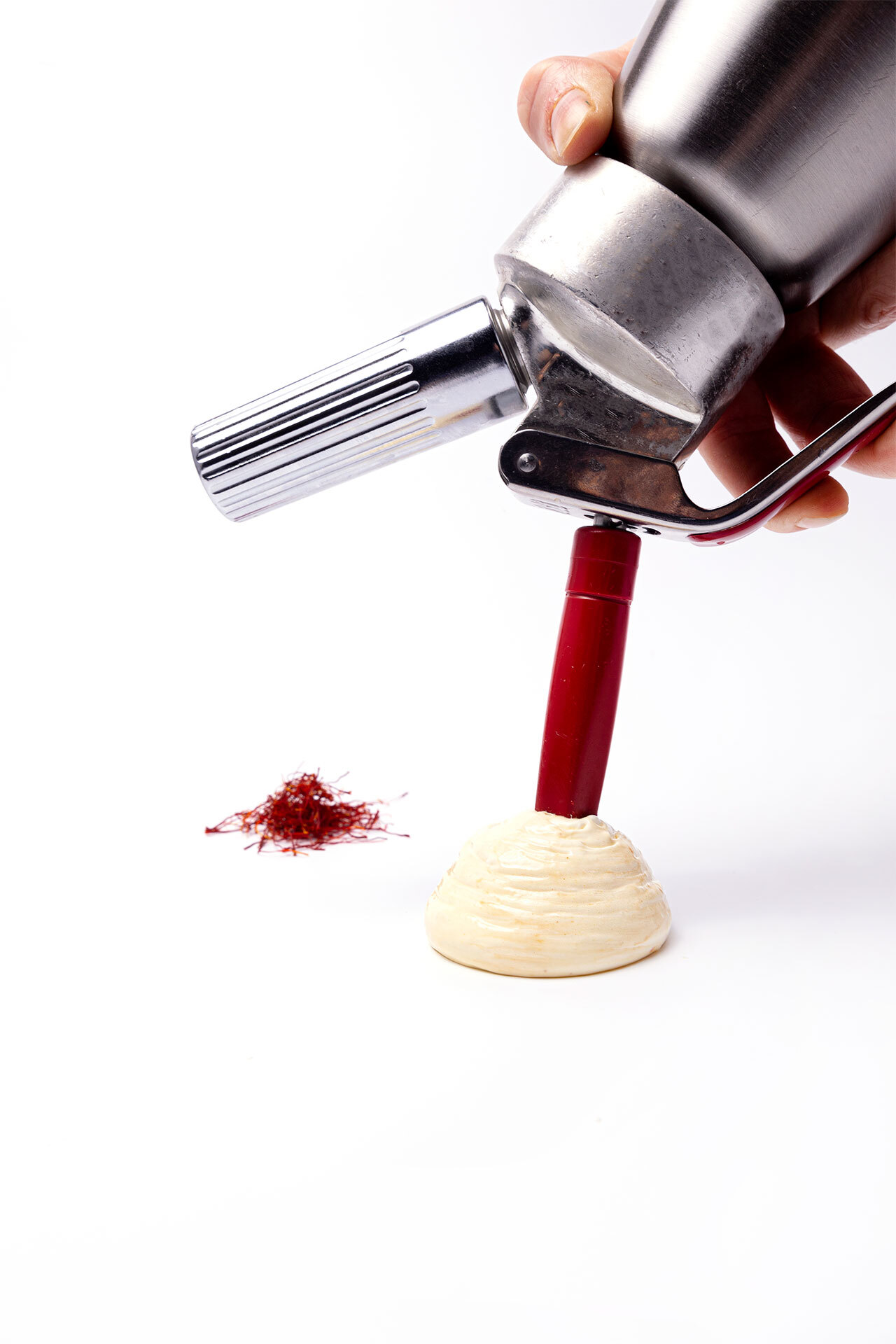 Hollandaise Sauce With Saffron Made In A Siphon Gastronomixs