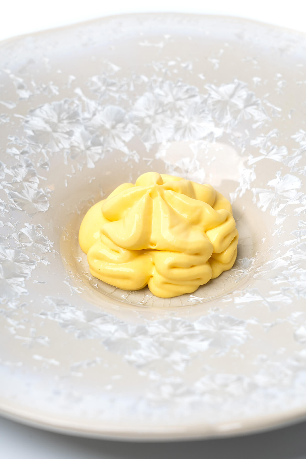 Mango cheesecake espuma | Gastronomixs