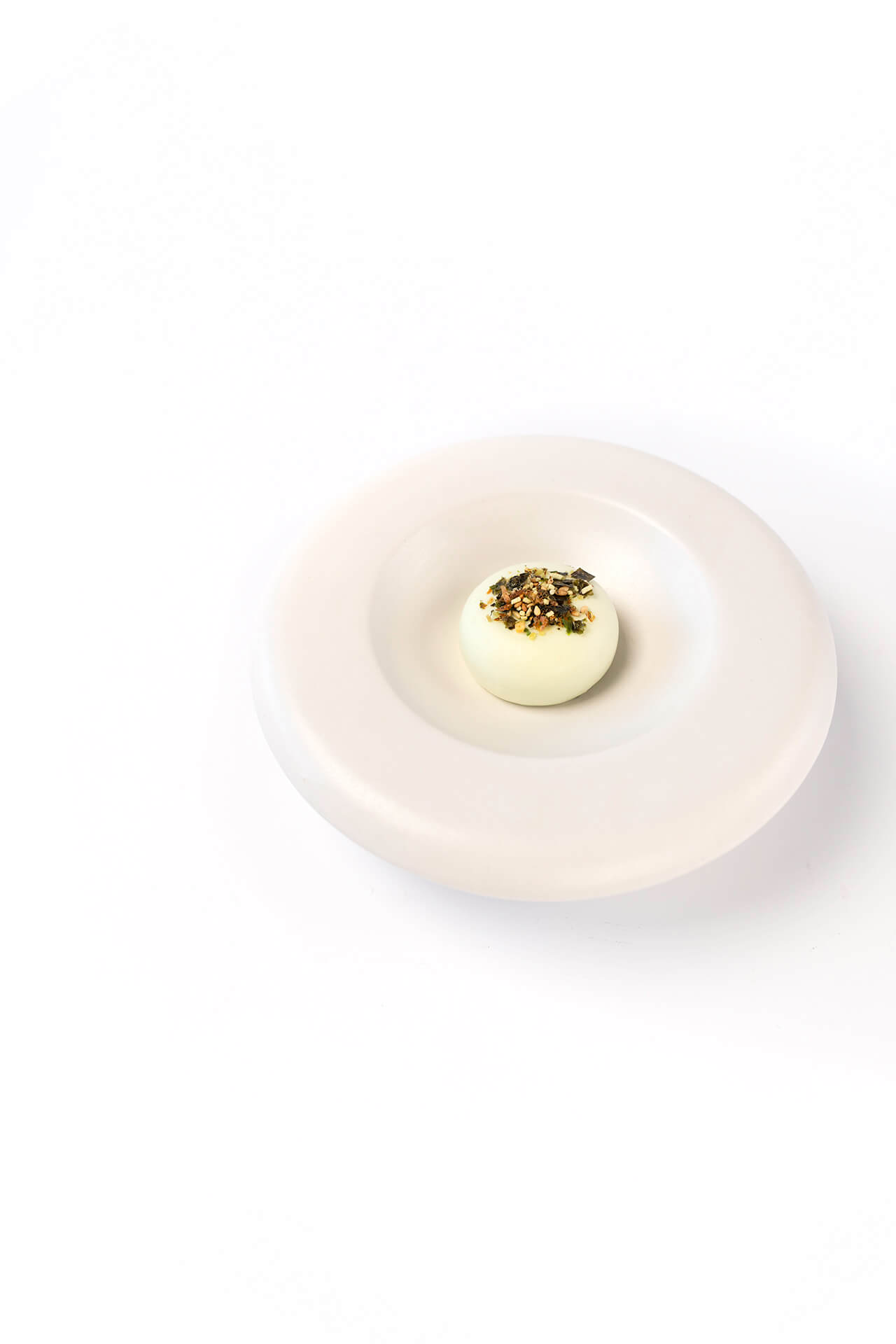 Wasabi cream cheese and dashi mousse | Gastronomixs